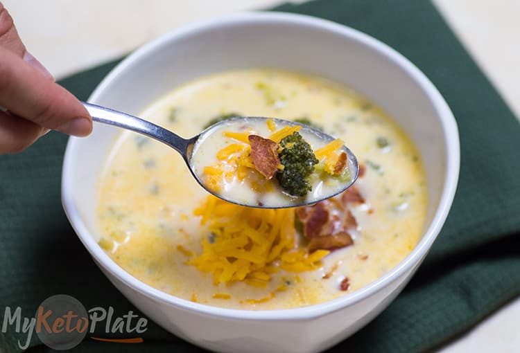 keto broccoli cheese soup recipe