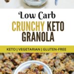 keto granola low carb cereal pinterest