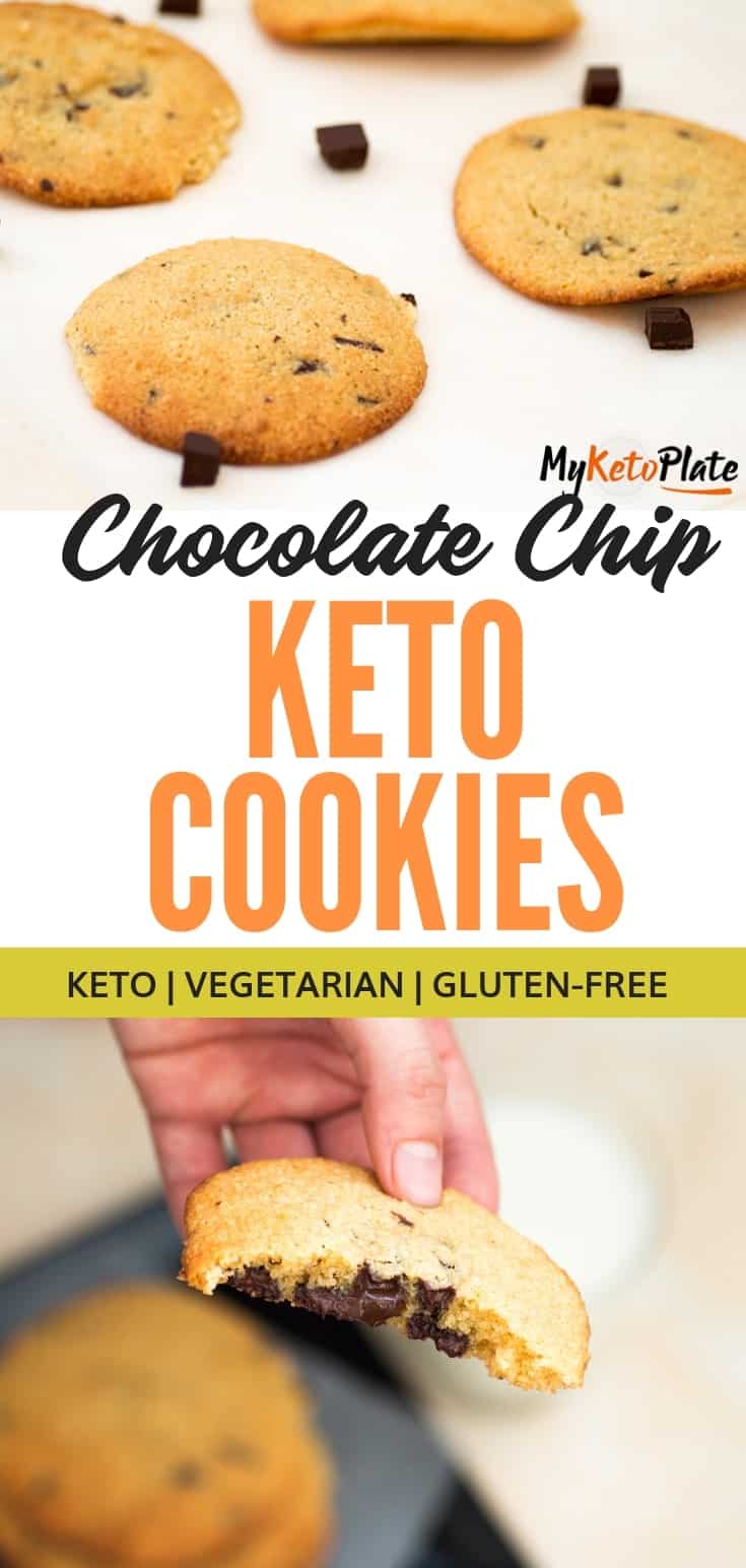 Best Keto Chocolate Chip Cookies - Soft Low Carb Cookies