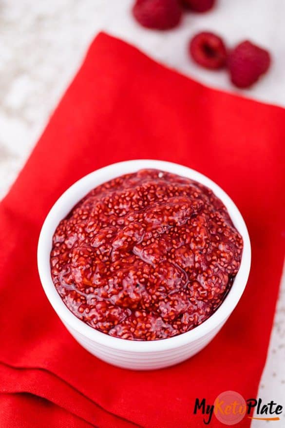 10 Minute Chia Jam Recipe - MyKetoPlate