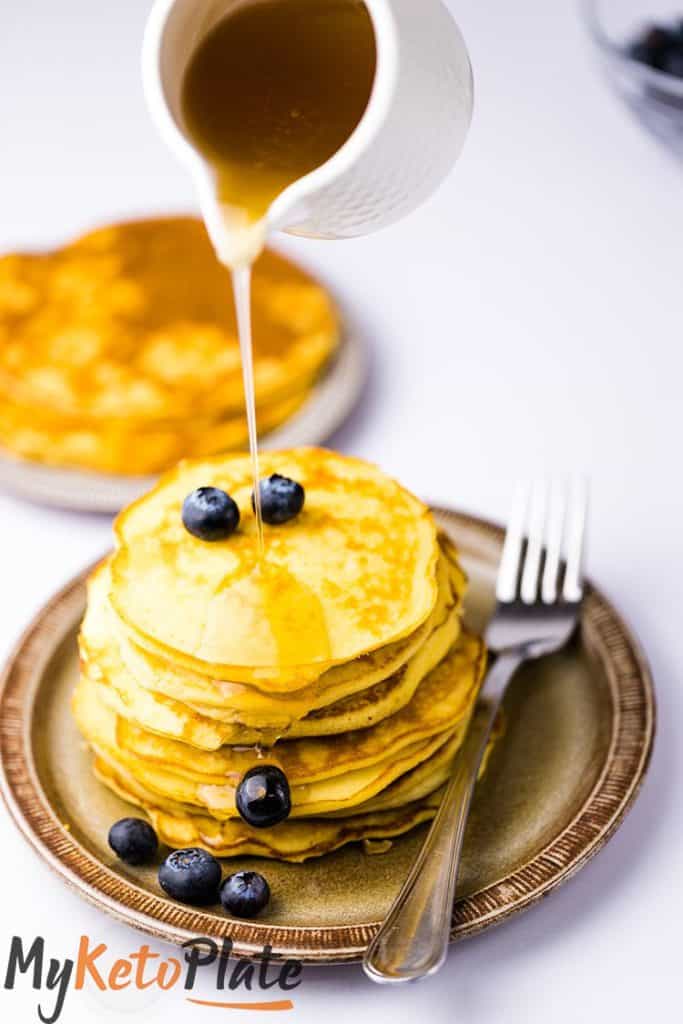 Foolproof Fluffy & Thick Keto Pancakes With Coconut Flour - MyKetoPlate