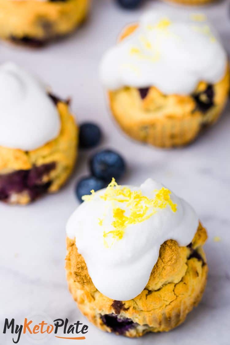 The Best Keto Blueberry Muffins 8
