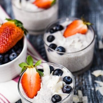 easy vanilla chia pudding