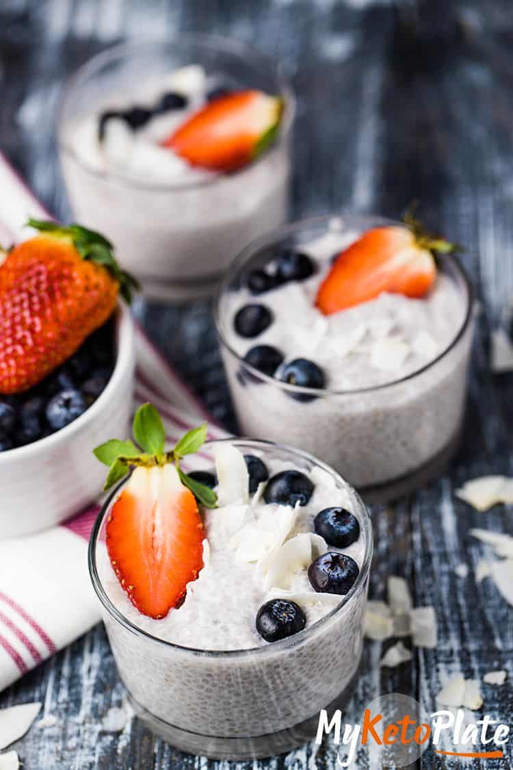 Easy Keto Chia Pudding Recipe (low carb)