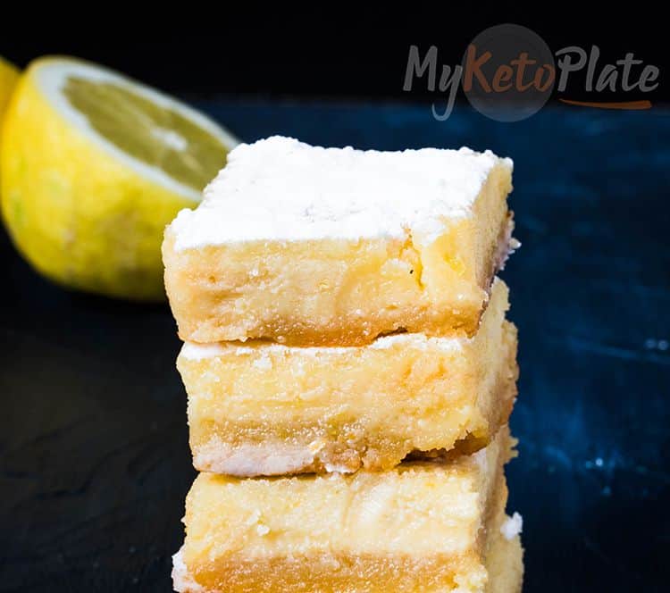 The Best Keto Lemon Bars - Only 4g Carbs 1