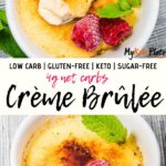 Crème Brûlée is an easy to make sugar-free keto dessert. Crème Brûlée is a dessert that has a creamy custard topped with a caramelized topping.