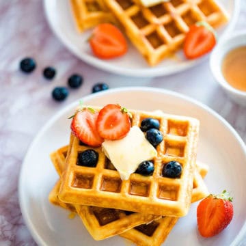 keto waffles with almond flour