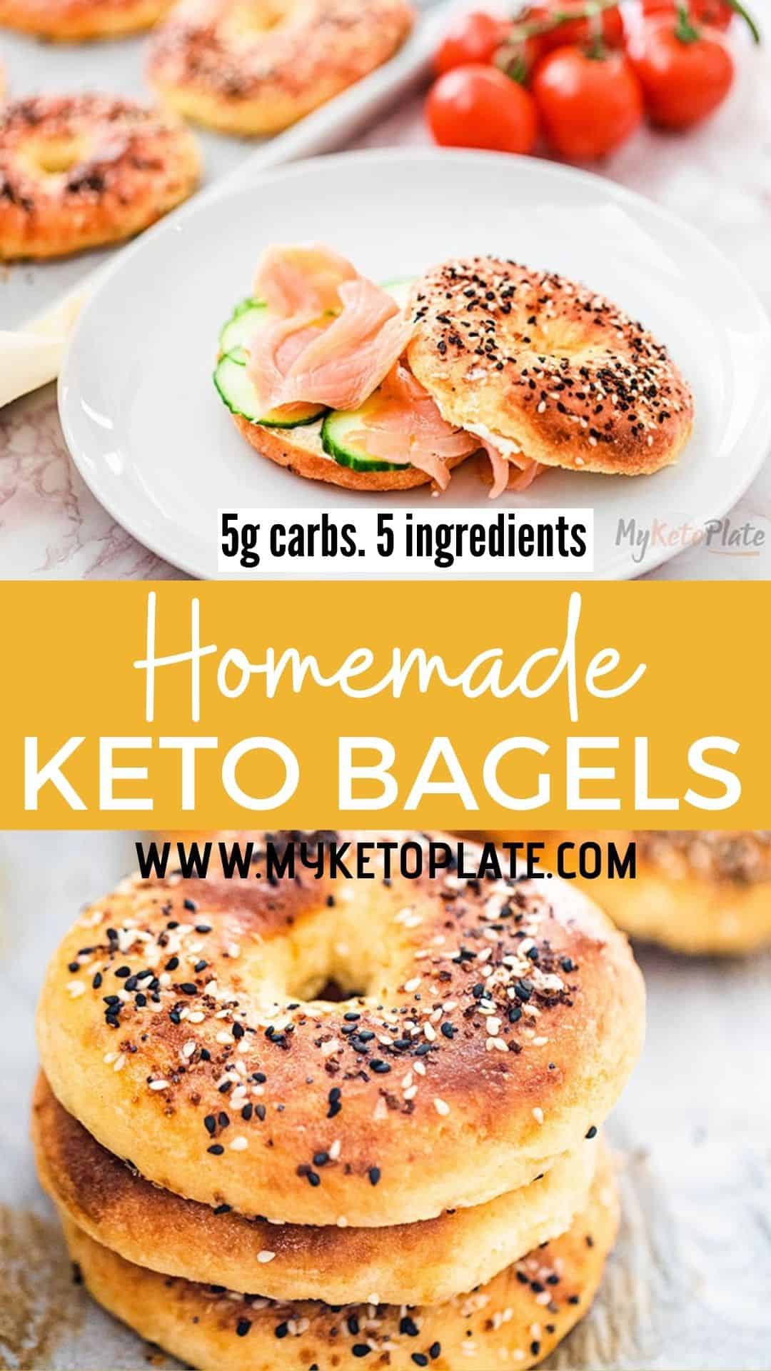 Easy Fathead Keto Bagels - Low Carb Bagels - MyKetoPlate