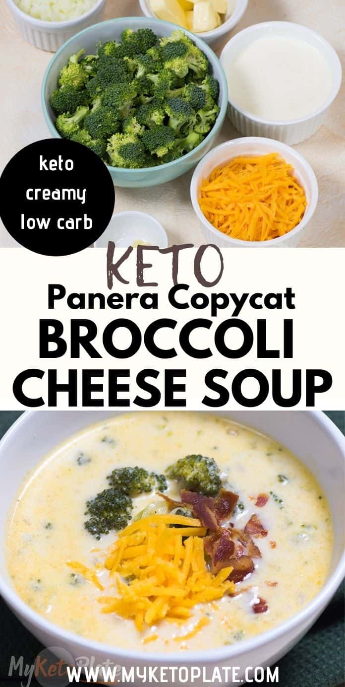 Keto Broccoli Cheddar Soup - MyKetoPlate
