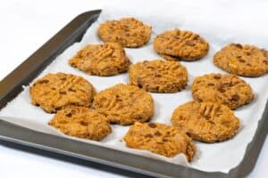 how to make Keto Peanut Butter Chocolate Chip Cookies