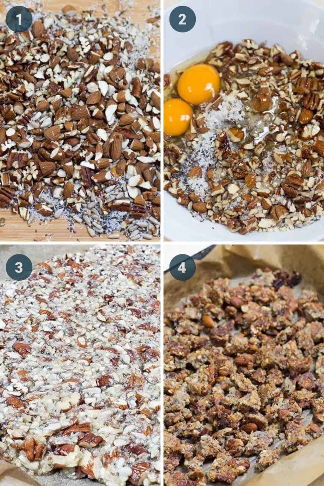 Keto Granola Clusters - Super crunchy!