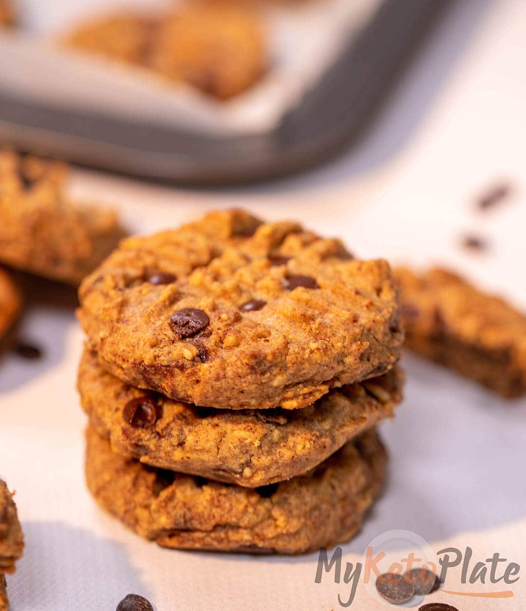 keto peanut butter chocolate chip cookies recipe