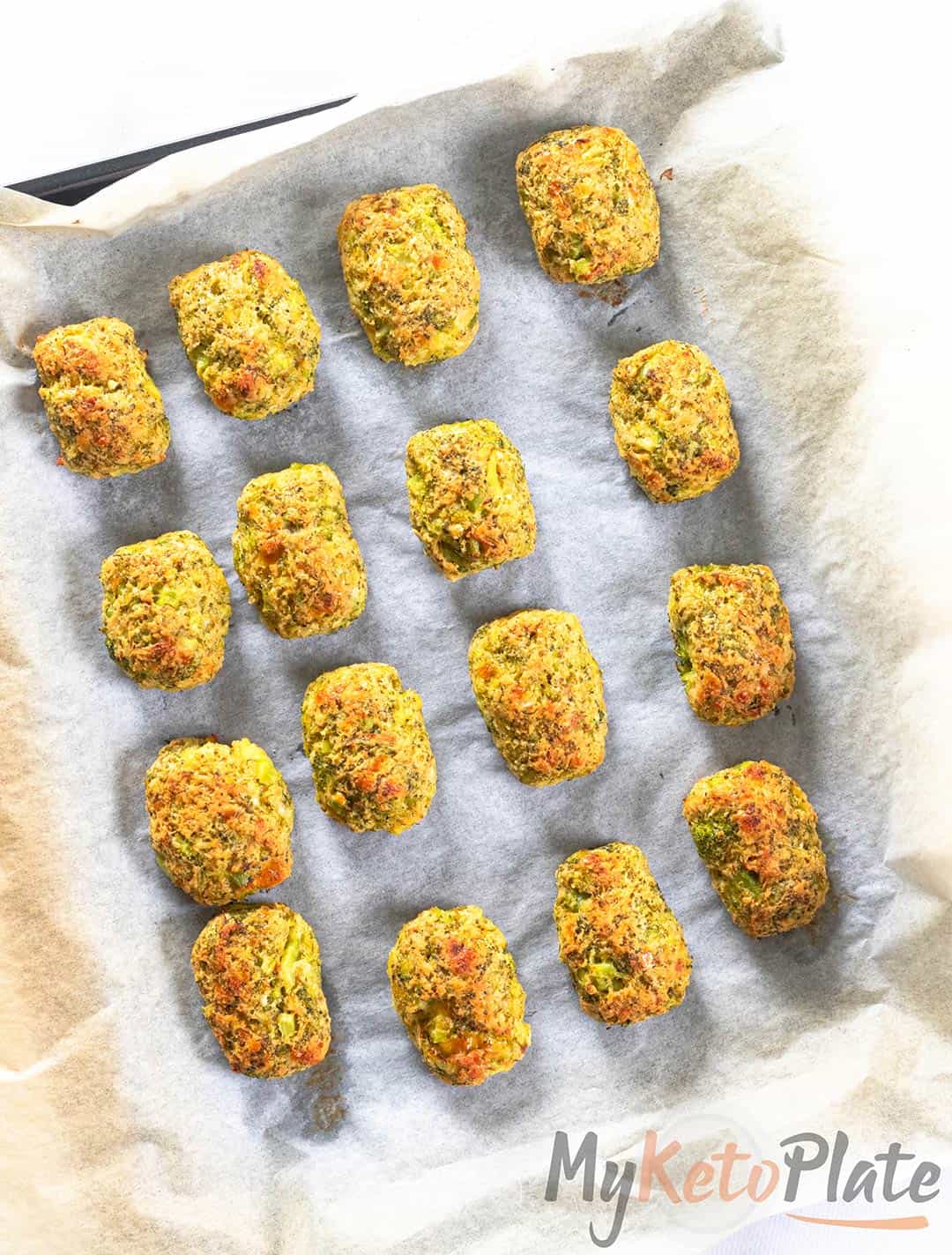 baked broccoli tots