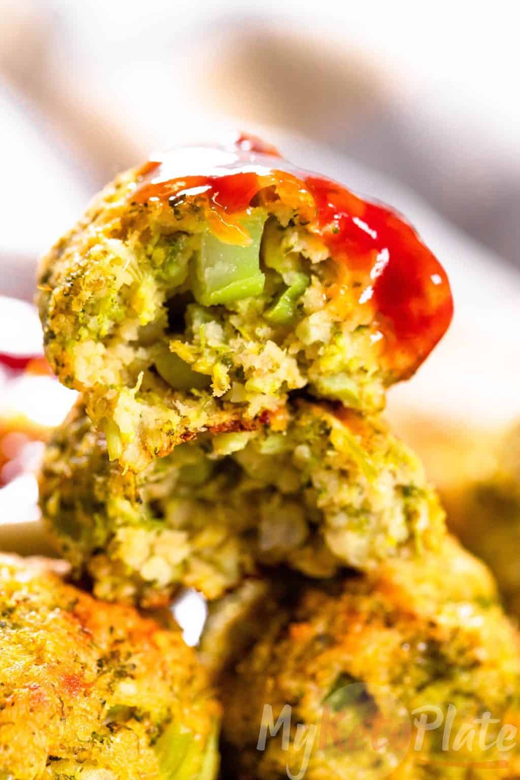 Baked Broccoli Cheddar Tots MyKetoPlate