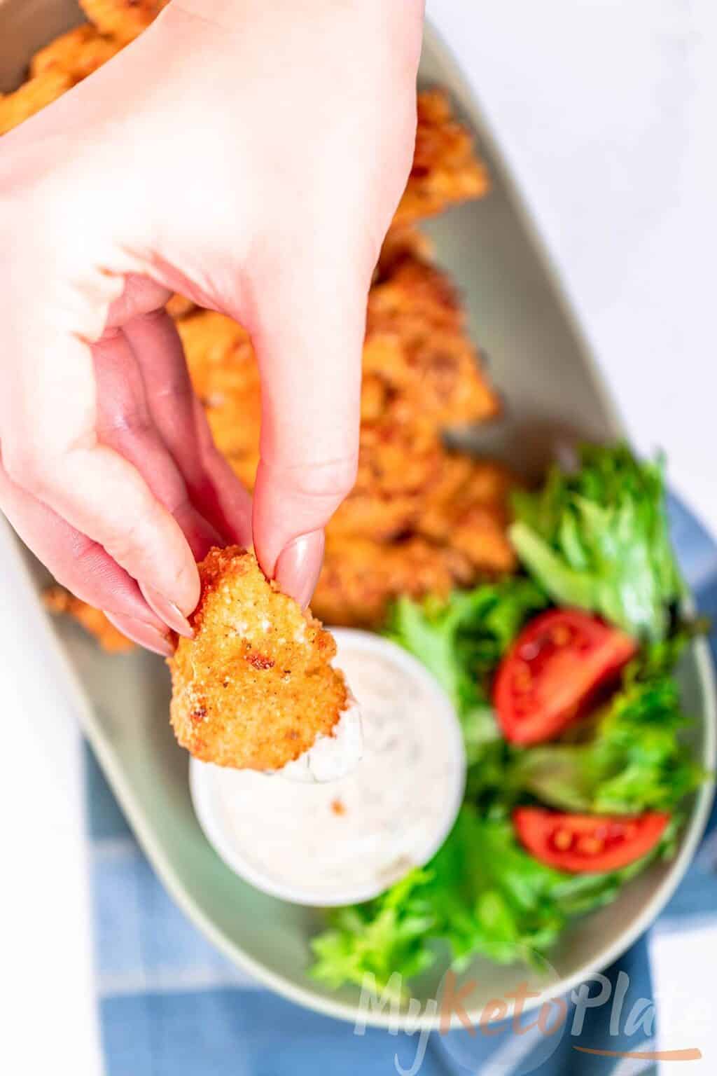 Crispy Baked Keto Chicken Nuggets MyKetoPlate