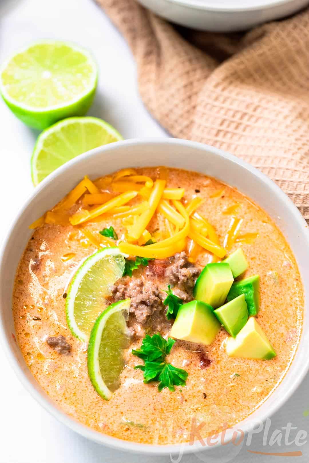 Creamy Keto Pumpkin Curry Soup - Only 4 Net Carbs Per Serving