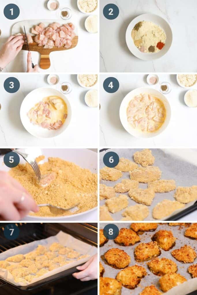 Crispy Baked Keto Chicken Nuggets - MyKetoPlate