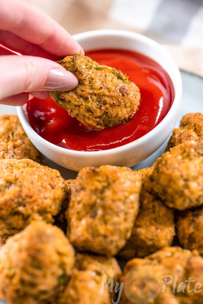 Baked Broccoli Cheddar Tots - MyKetoPlate