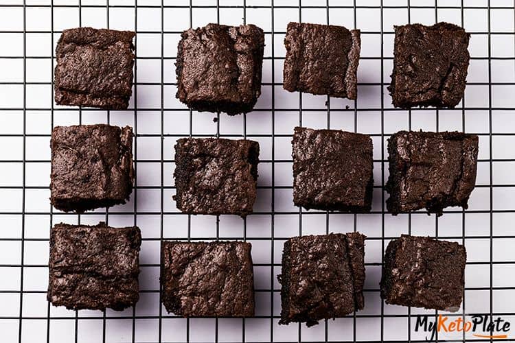 keto brownies squares