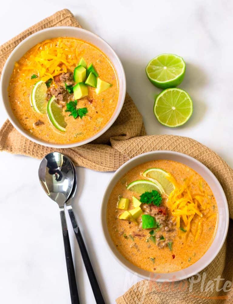Creamy Keto Taco Soup MyKetoPlate