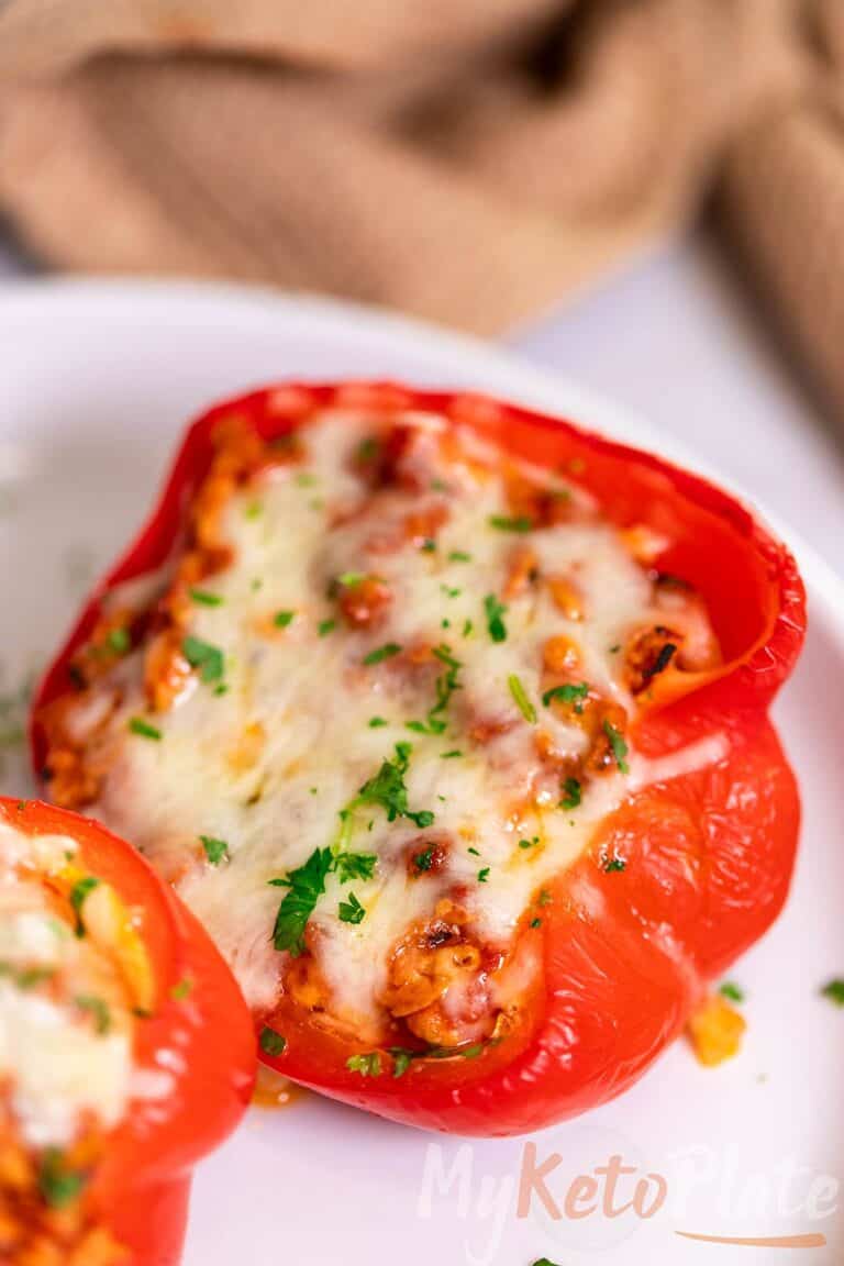 quick ground turkey stuffed pepper