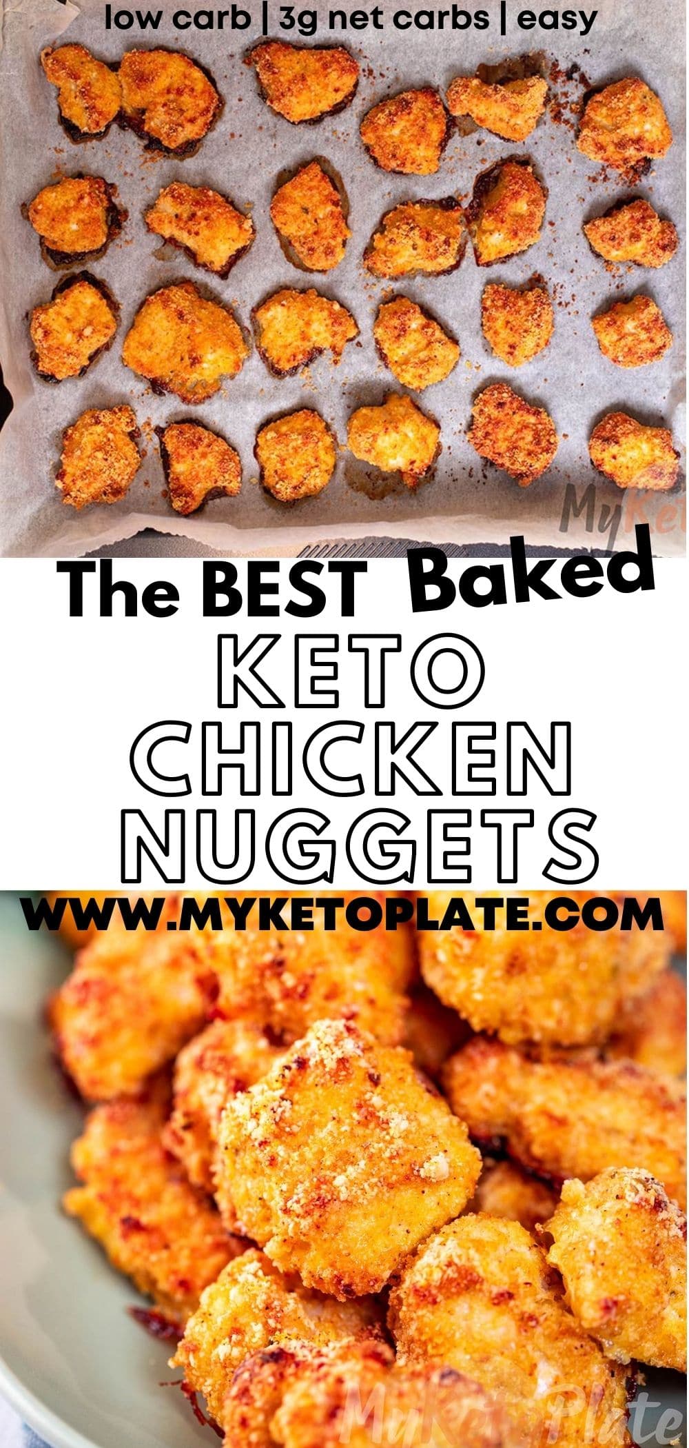 Crispy Baked Keto Chicken Nuggets - MyKetoPlate