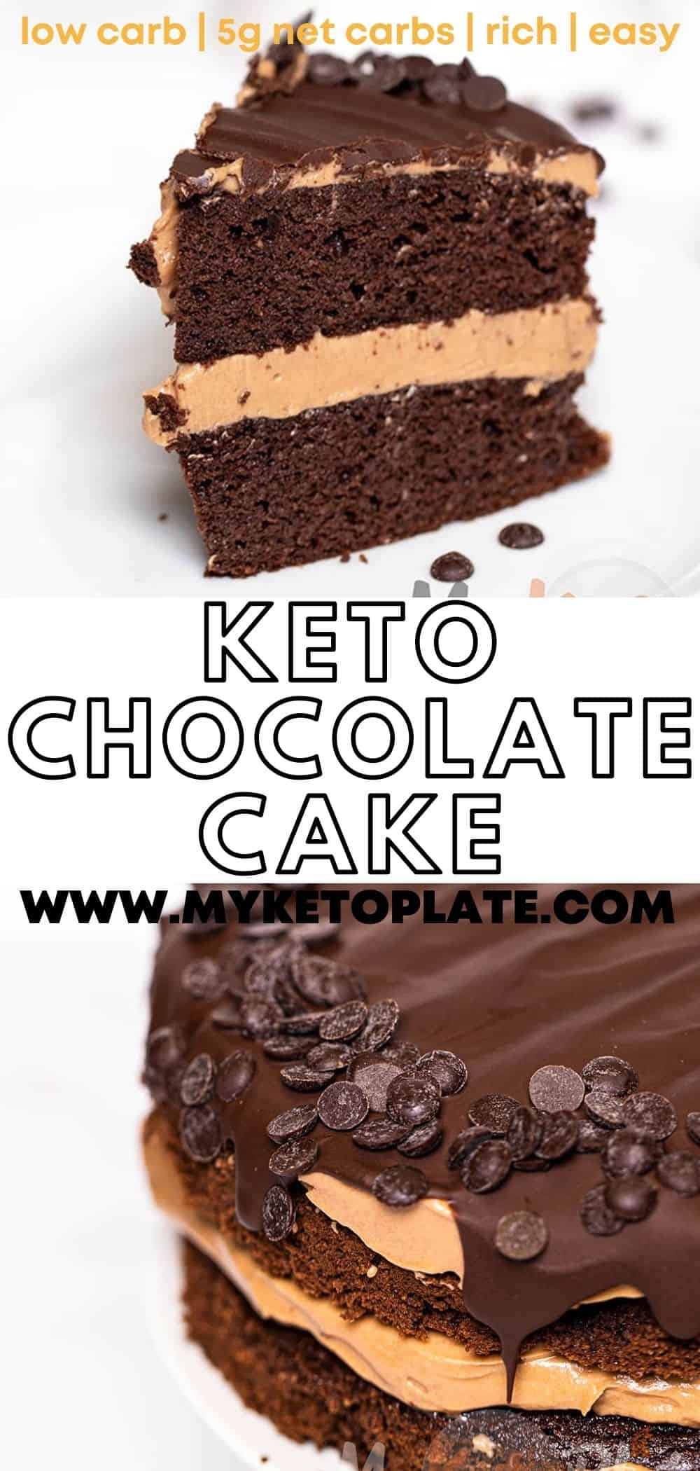 The Best Keto Chocolate Cake - MyKetoPlate