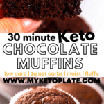 30 minute keto chocolate muffins recipe