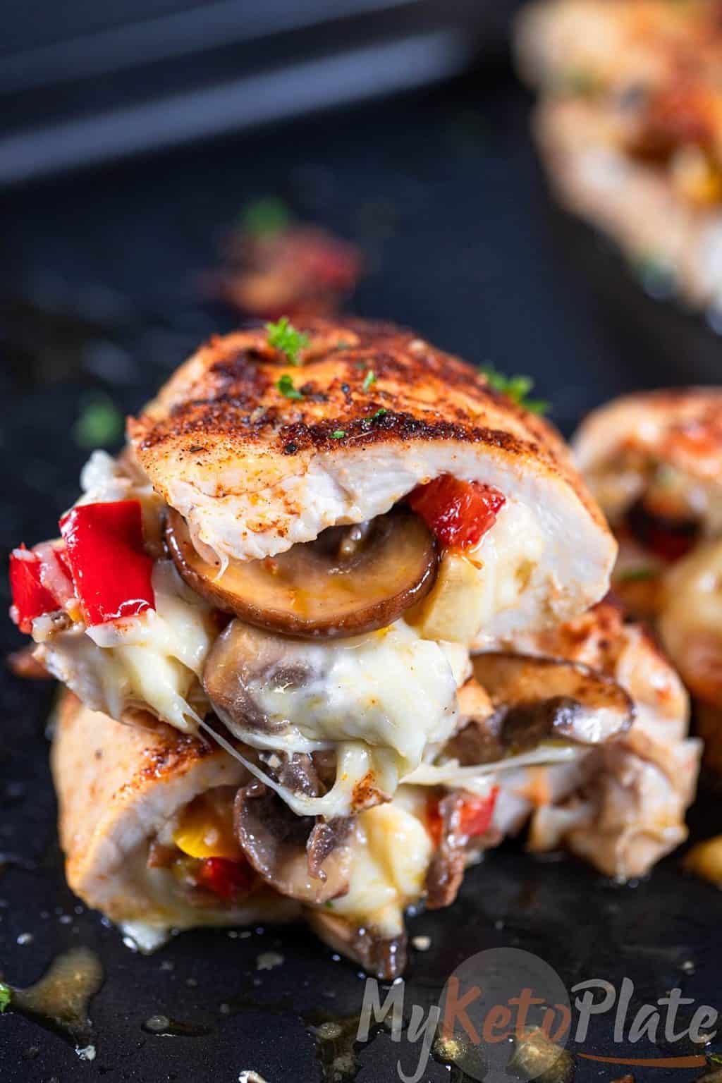 Cajun Stuffed Chicken Breast - MyKetoPlate