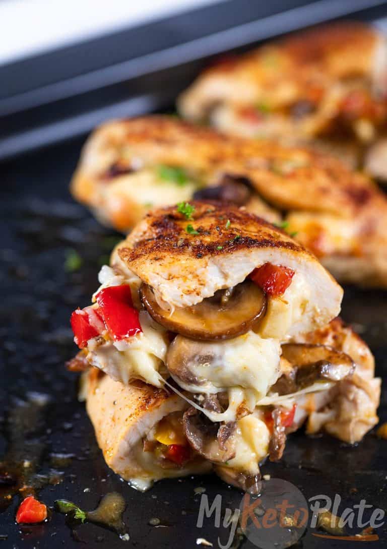 Cajun Stuffed Chicken Breast MyKetoPlate
