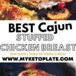 cajun stuffed chicken breast keto low carb recipe