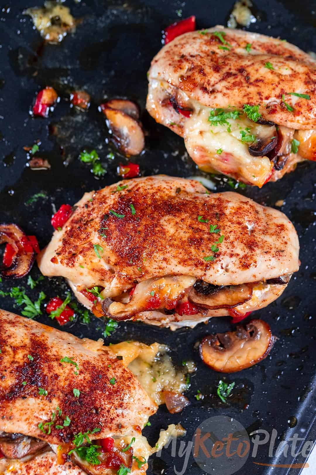 delicious stuffed chicken breast