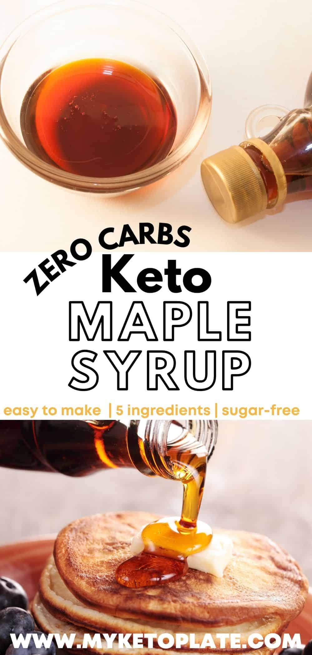 Homemade Keto Maple Syrup Recipe - MyKetoPlate