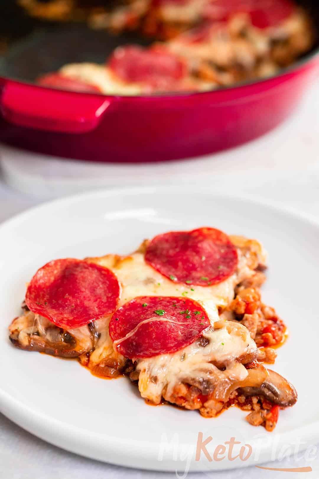 crustless pizza keto recipe