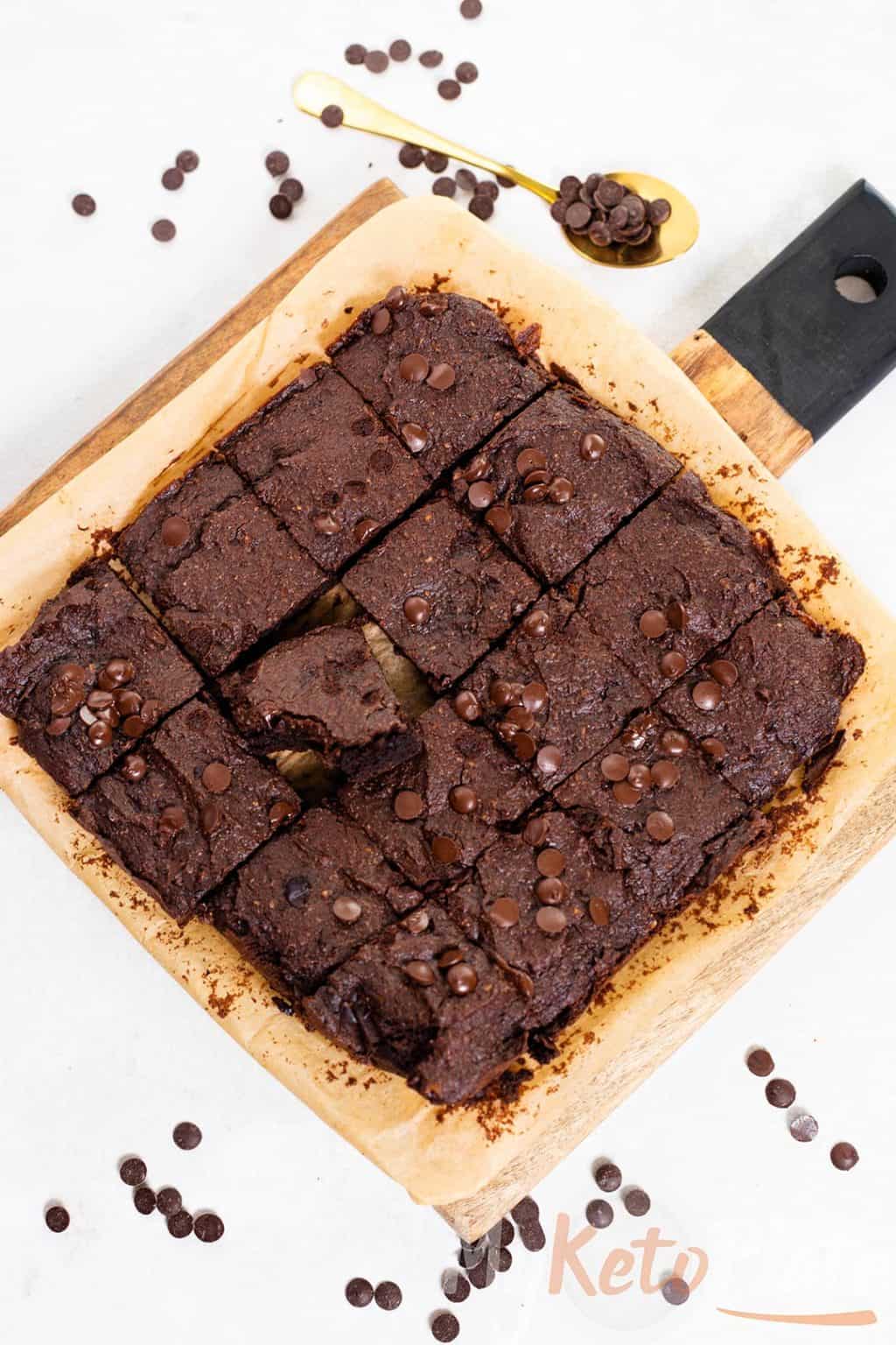 Fudgy Avocado Brownies MyKetoPlate