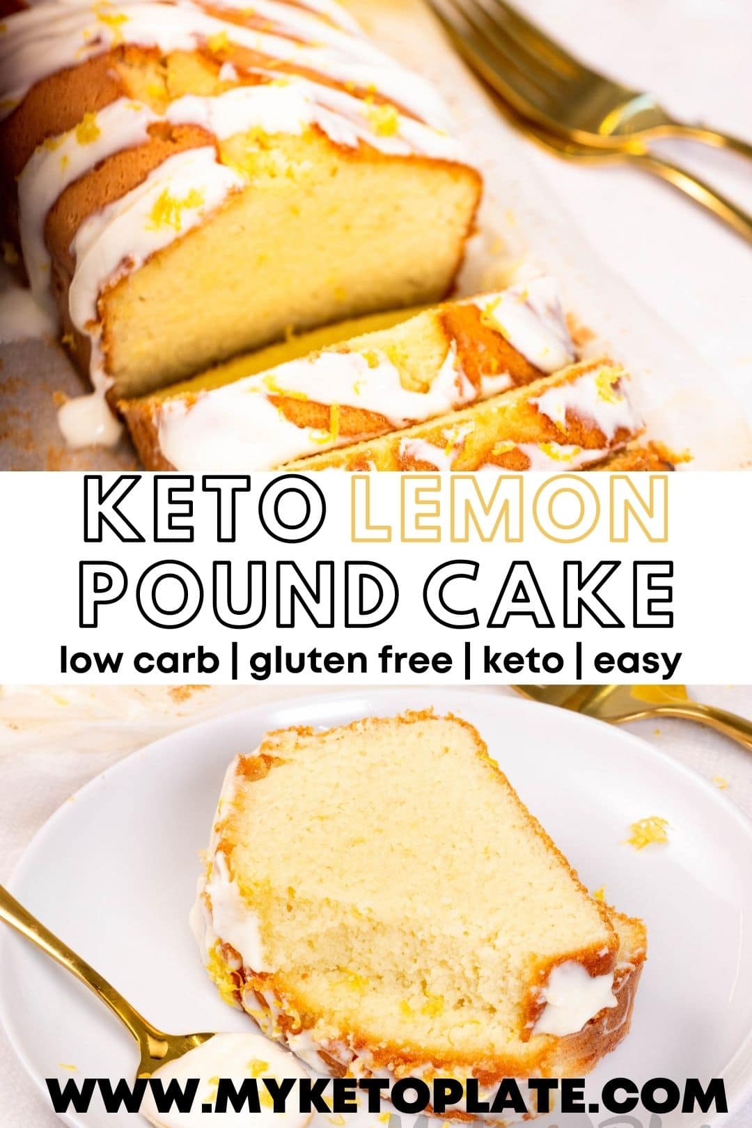 Keto Lemon Pound Cake - MyKetoPlate