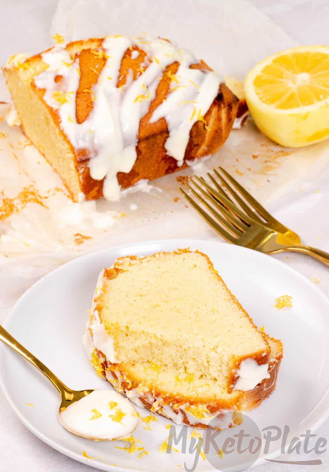 Keto Lemon Pound Cake 