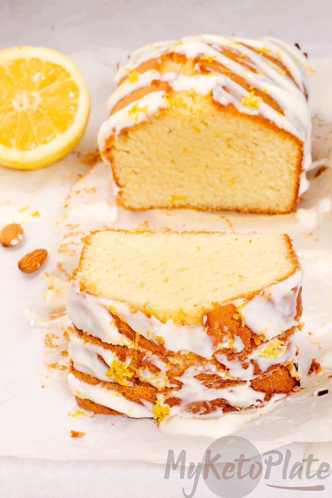 Keto Lemon Pound Cake 