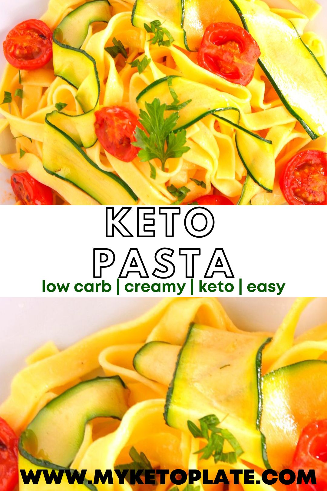 Keto Pasta Recipe - Only 2 Ingredients! - MyKetoPlate