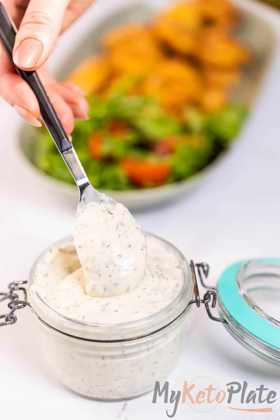 Keto Ranch Dressing MyKetoPlate