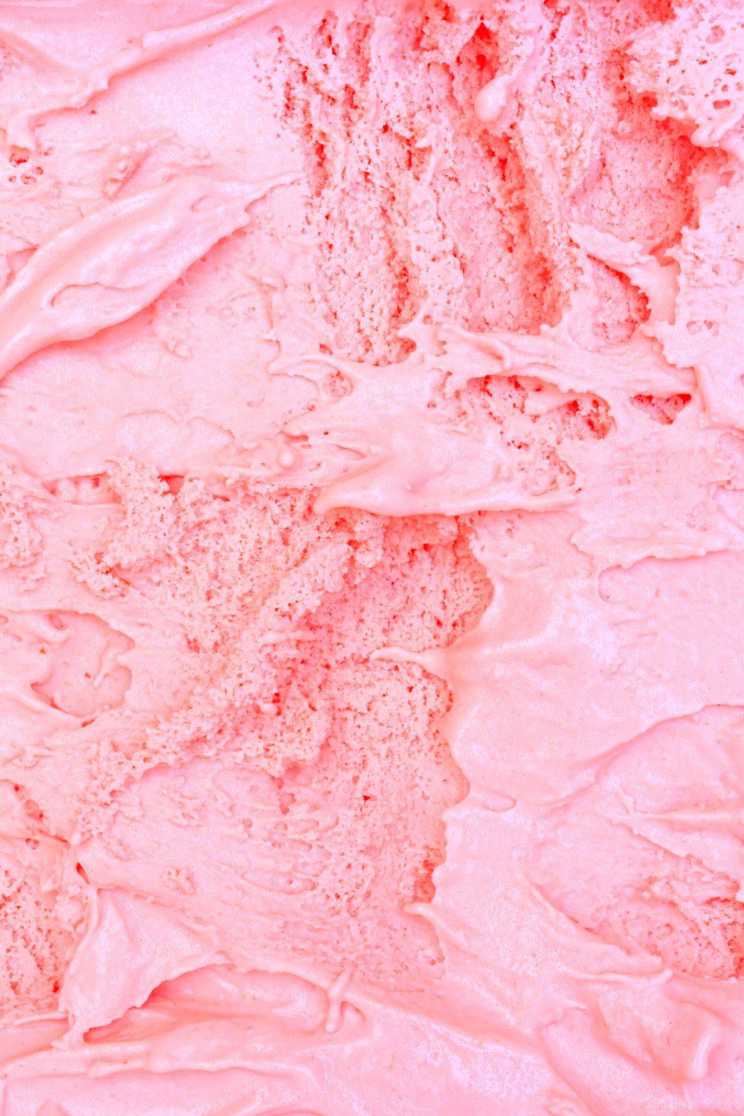 keto strawberry ice cream recipe close up myketoplate