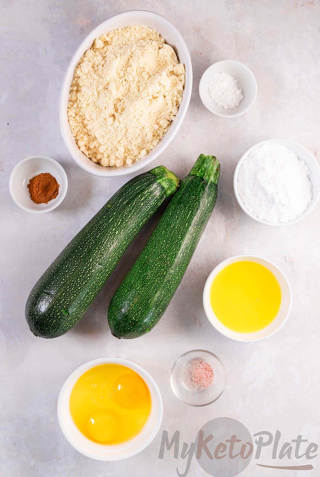 keto zucchini bread ingredients