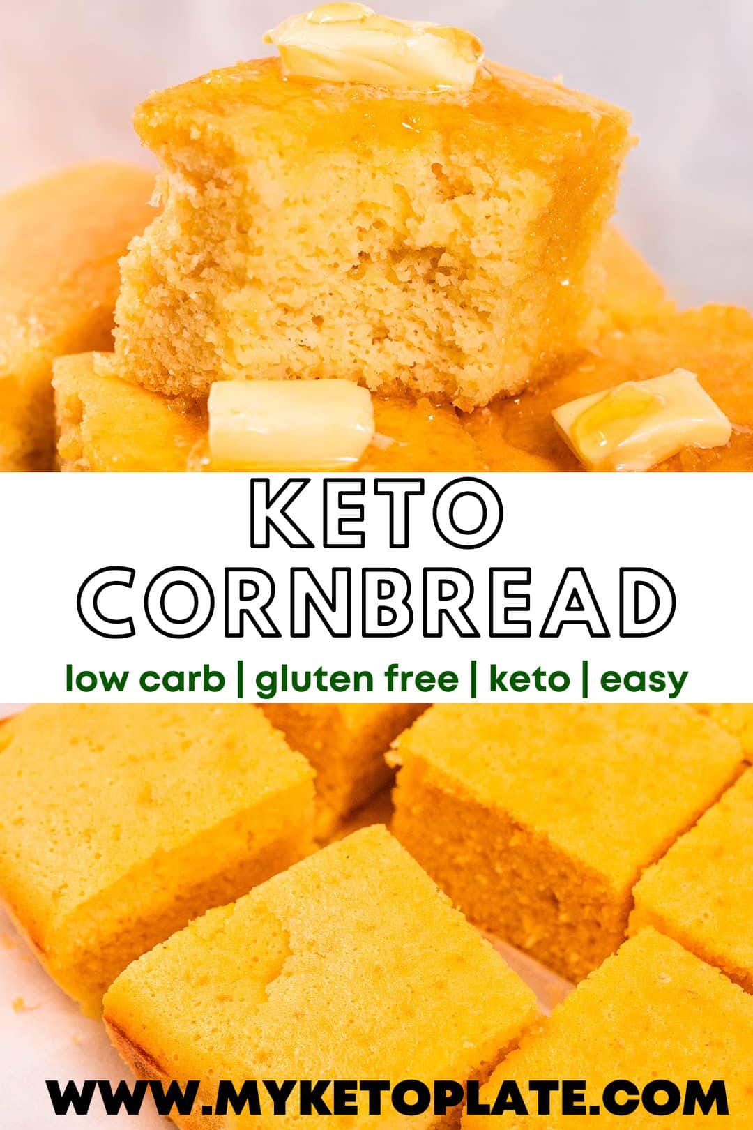 The Best Keto Cornbread Recipe - MyKetoPlate