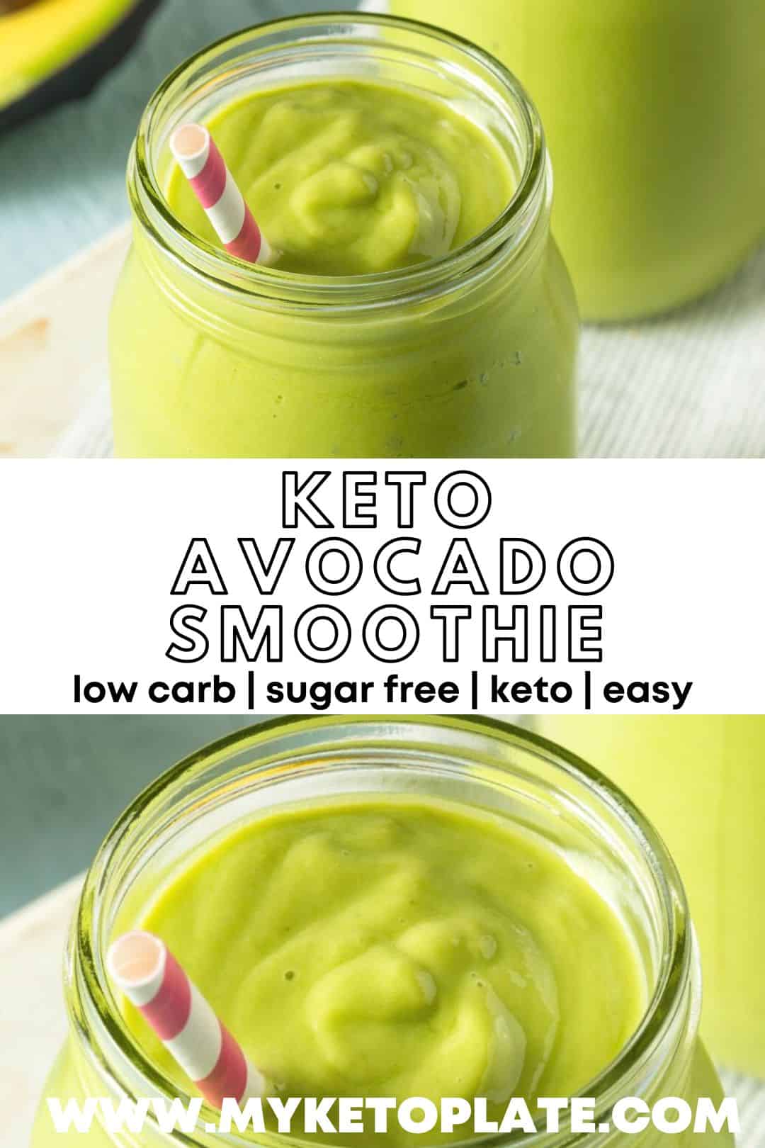 Keto Avocado Smoothie MyKetoPlate