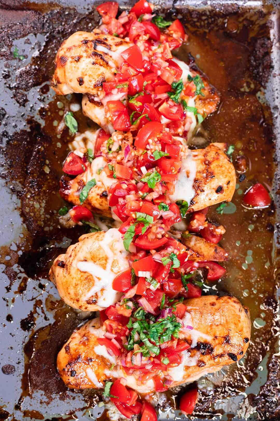 easy chicken recipe with tomatoes and balsamic vinegar