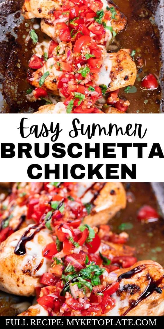The Best Bruschetta Chicken Recipe - MyKetoPlate