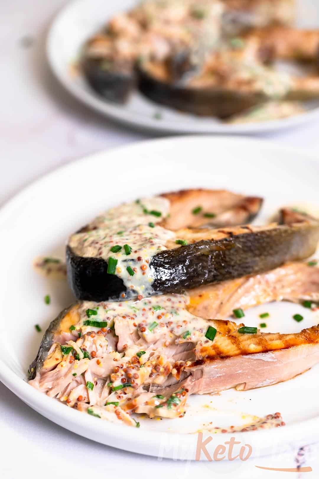 grilled salmon steaks recipe