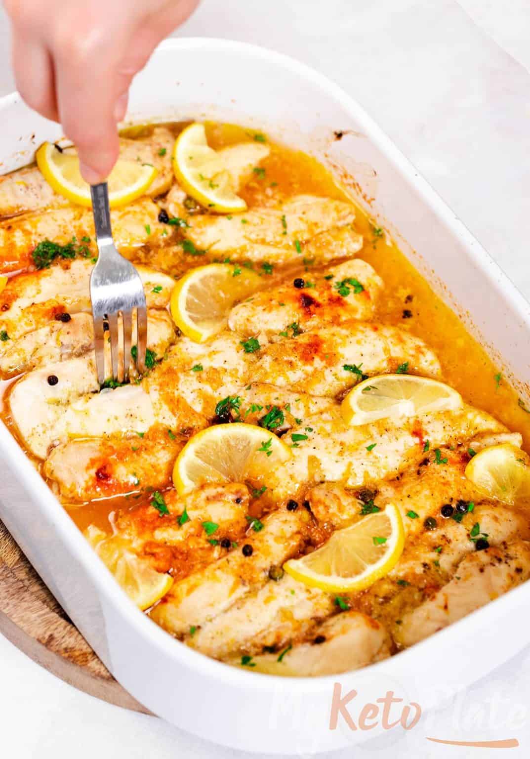 Juicy Lemon Pepper Chicken Tenders MyKetoPlate