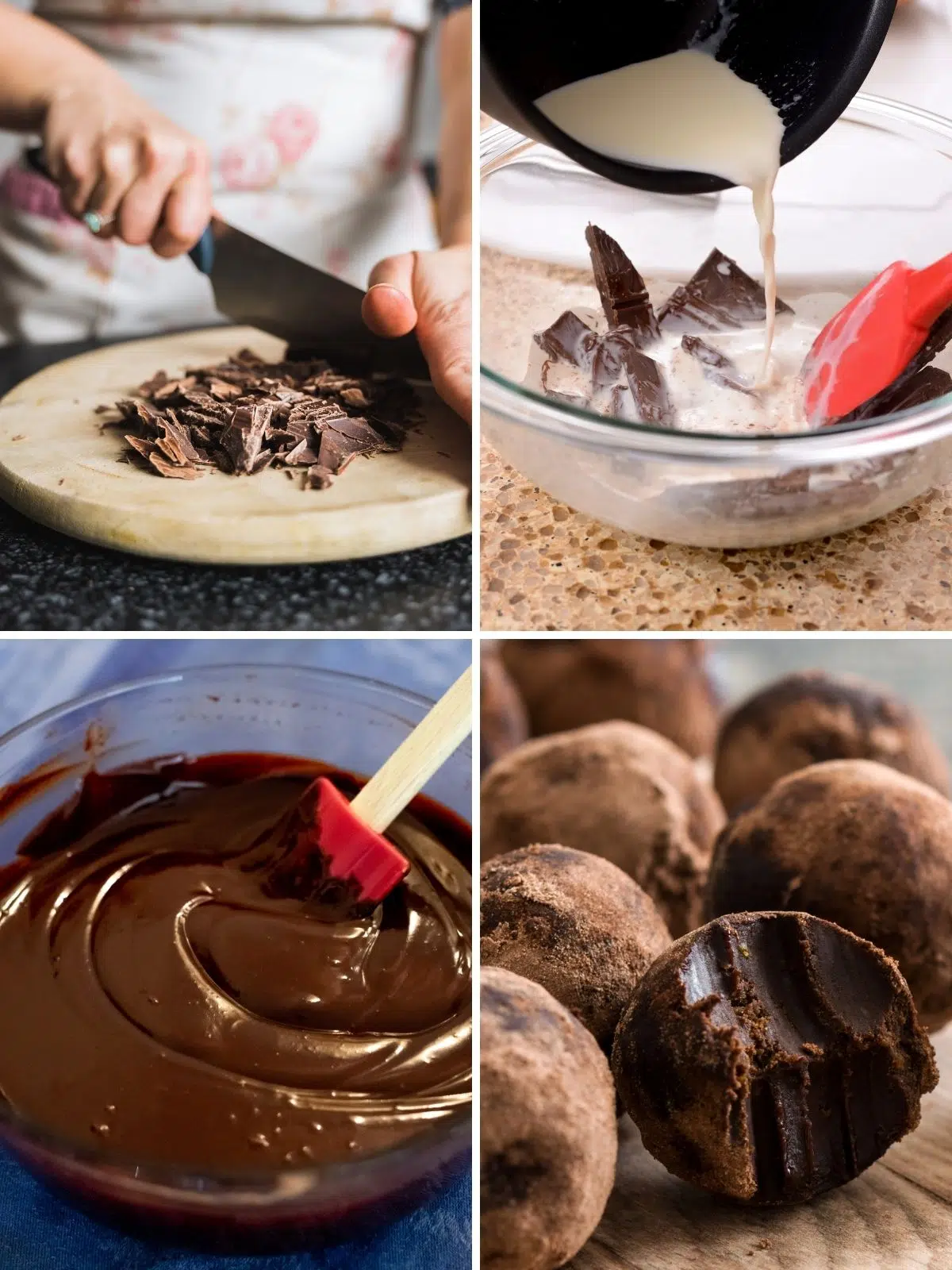 keto chocolate truffles step by step instructions
