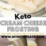 keto cream cheese frosting pinterest